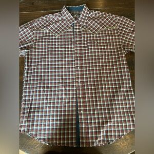 Stetson Men's Multicolor Plaid Button Down Shirt